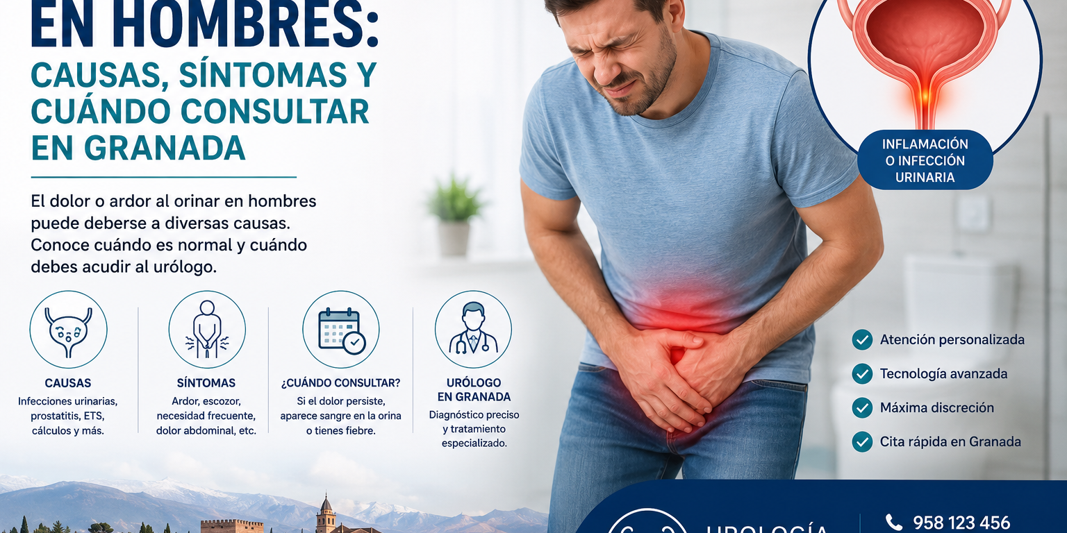 Dolor al Orinar en Hombres: Causas, Síntomas y Cuándo Consultar en Granada